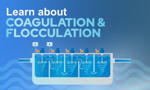 Play video: Learn about coagulation and flocculation in the water treatment process